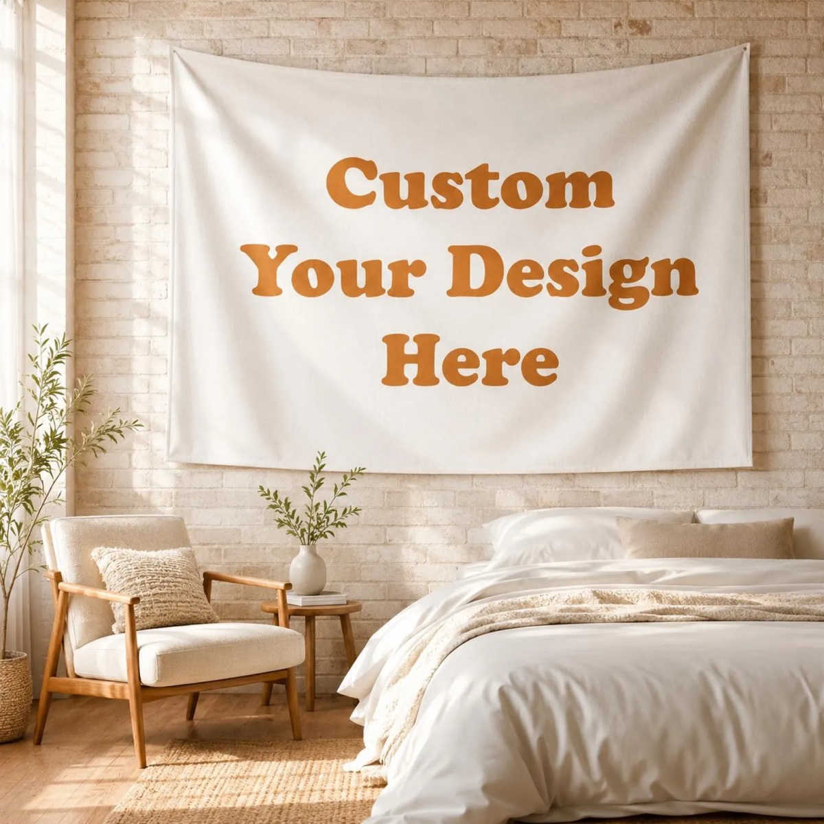 Home Textiles & Furnishings - パーソナライズされたカスタムタペストリー—誕生日、結婚式、ハロウィン、クリスマス、パーティーに適したユニークなホームデコレーション。