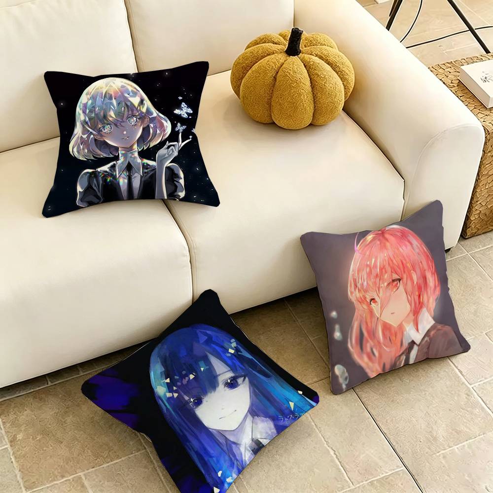 Home Landing Textiles - L-Land of the L-Lustrous Square 両面プリント枕カバー