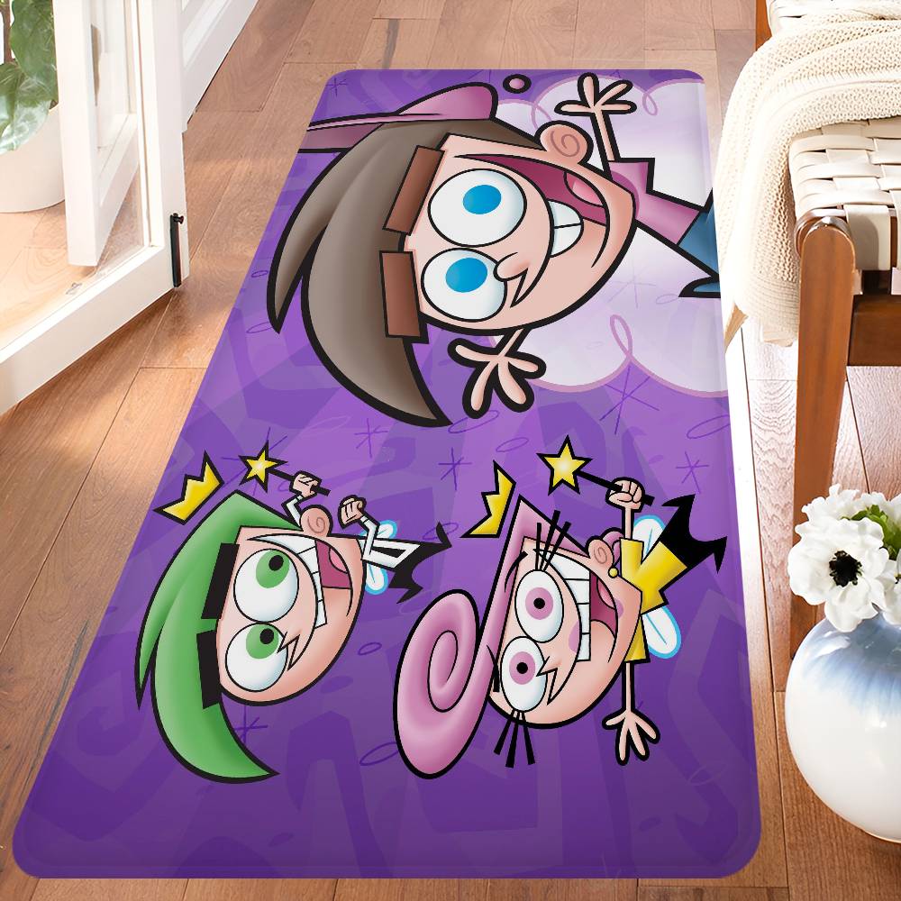 子供アニメーションフェアリーオッドパレンツ玄関ドアマット北欧 - Home Textiles Fair のレビューと価格