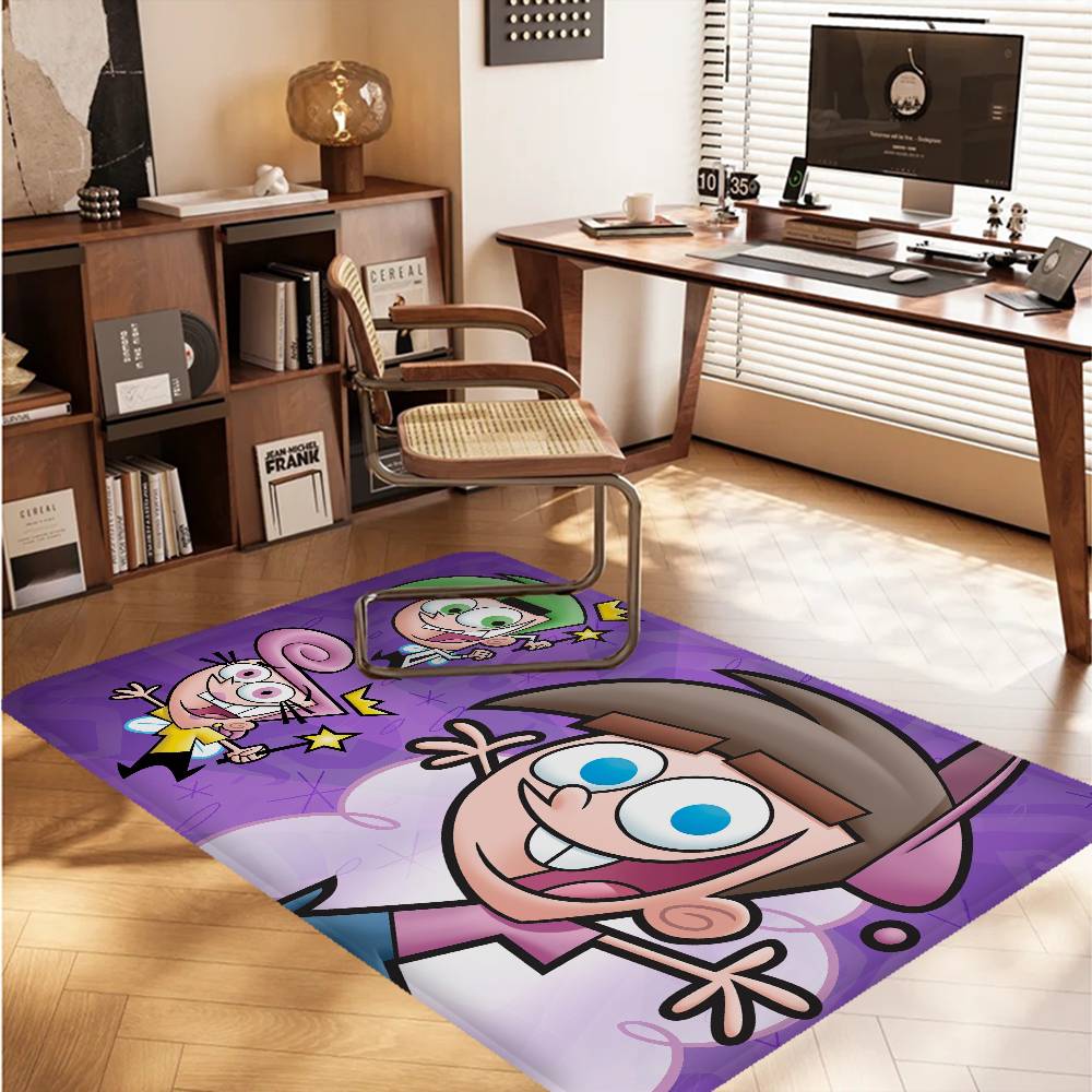子供アニメーションフェアリーオッドパレンツ玄関ドアマット北欧 - Home Textiles Fair のレビューと価格