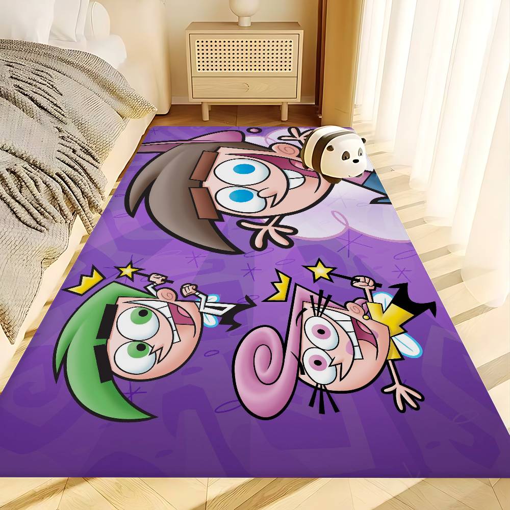 子供アニメーションフェアリーオッドパレンツ玄関ドアマット北欧 - Home Textiles Fair のレビューと価格