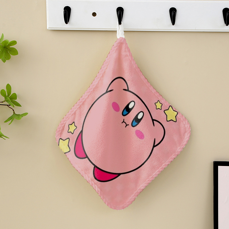 カービィのハンドタオル キッチン バスルーム 日用品 かわい - Home Textiles Towel のレビューと価格