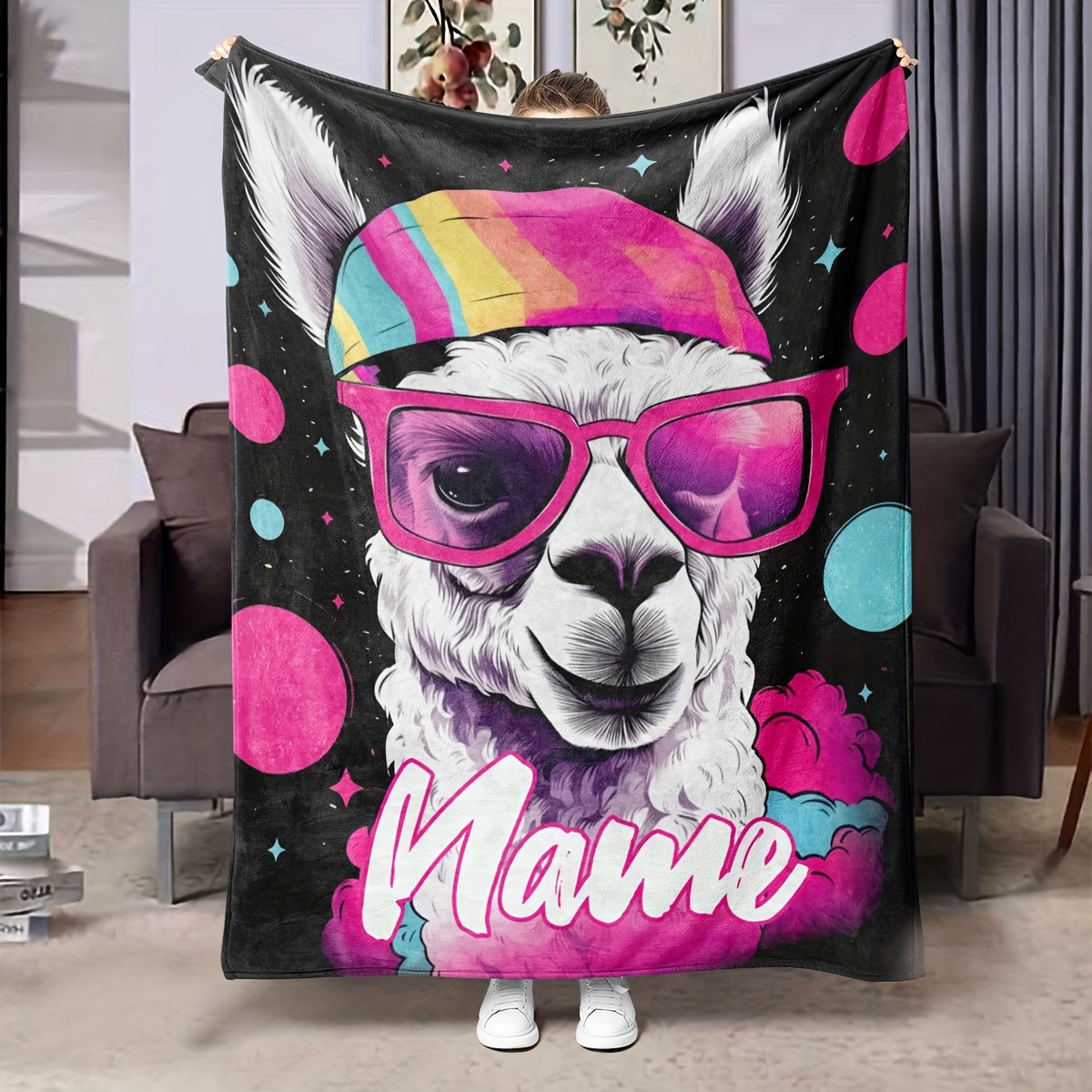 パーソナライズされた名前入りリスト クールなアルパカカーペッ - Home Textiles List のレビューと価格