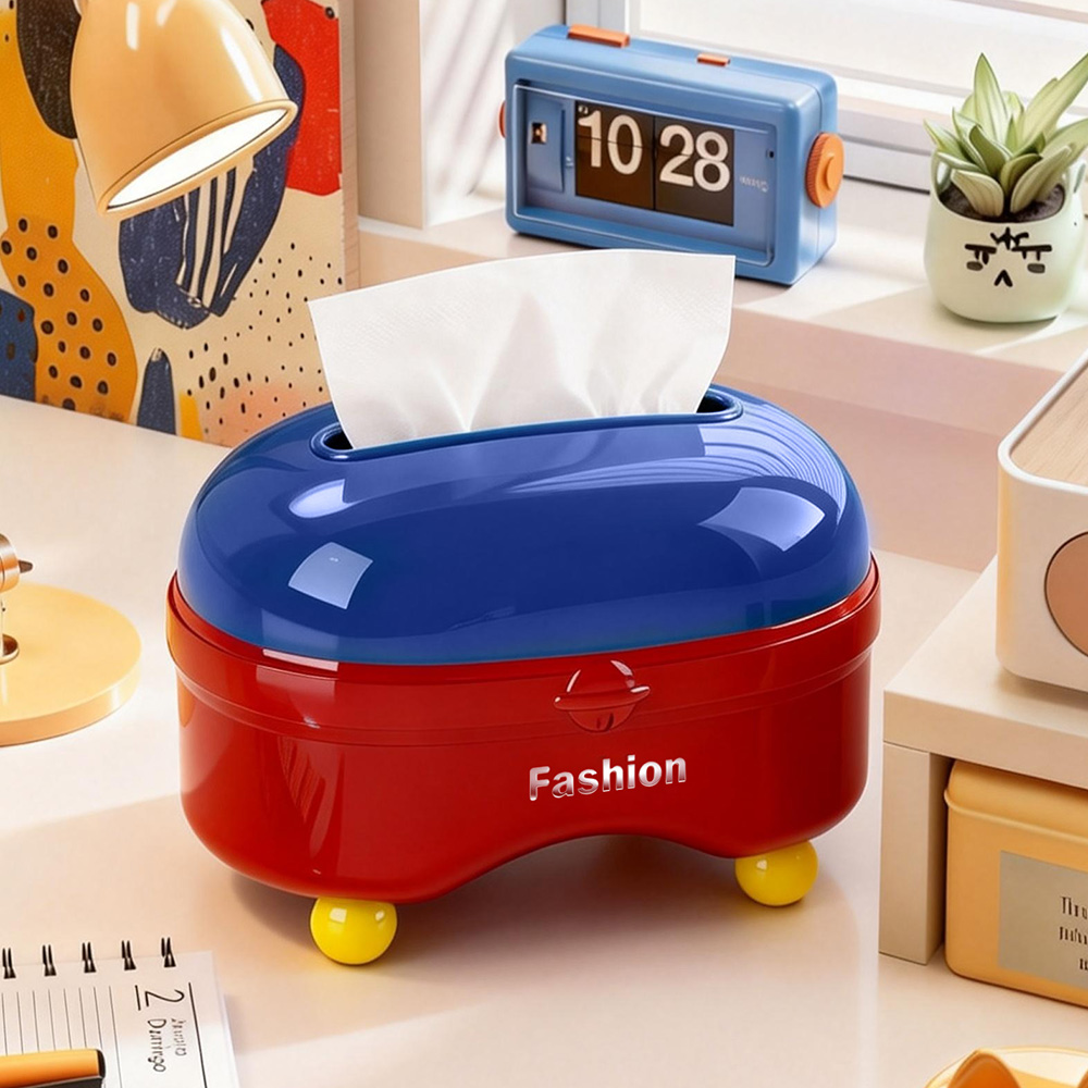 クリエイティブデスクトップティッシュボックススプリング蓋付き - Home Textiles Towel のレビューと価格