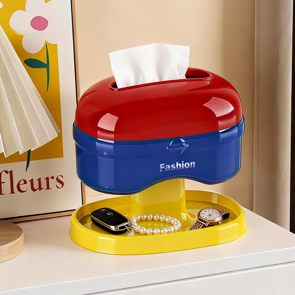 クリエイティブデスクトップティッシュボックススプリング蓋付き - Home Textiles Towel のレビューと価格