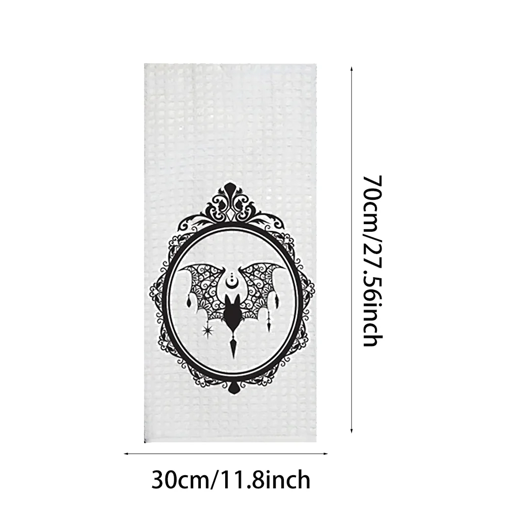 1 個ビクトリア朝のゴシックバットティータオル新しいホームキ - Home Textiles Towel のレビューと価格