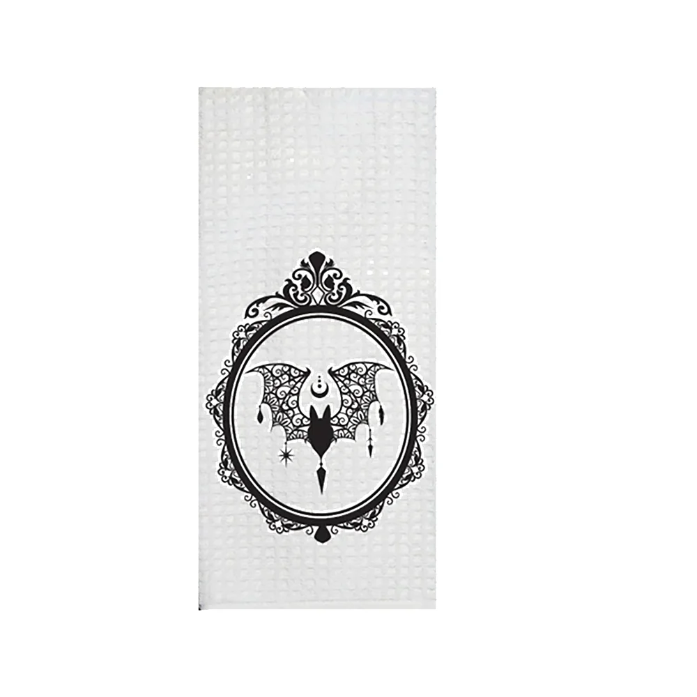 1 個ビクトリア朝のゴシックバットティータオル新しいホームキ - Home Textiles Towel のレビューと価格
