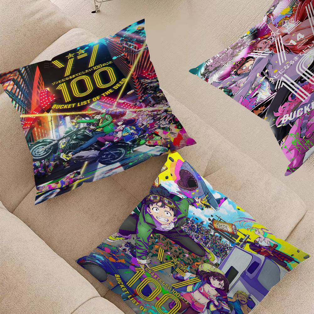 アニメ Z-Zom 100 バケットリストオブザデッドクッシ - Home Textiles List のレビューと価格