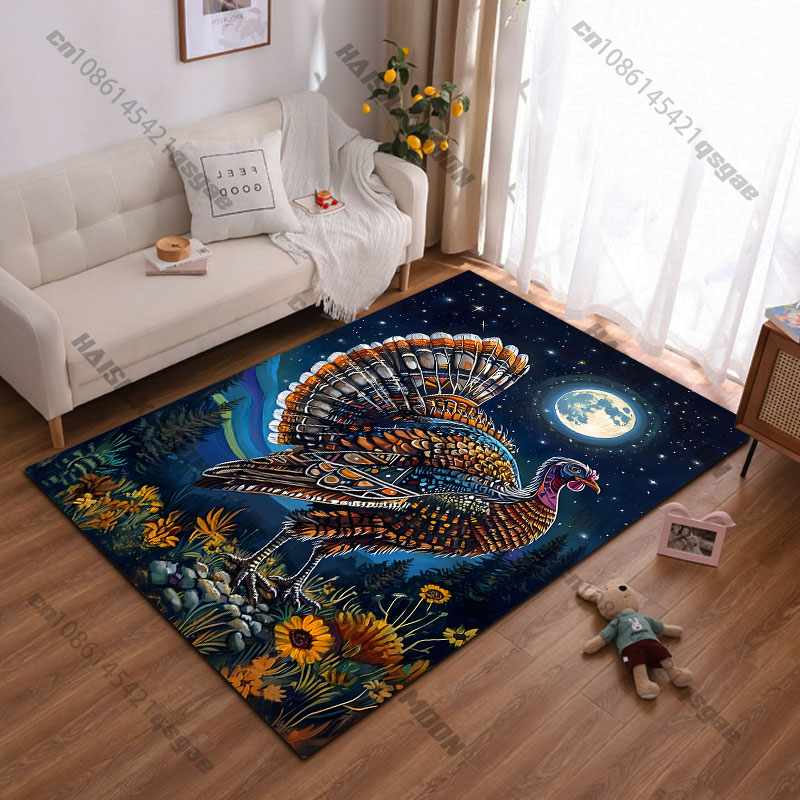 トルコ月花カーペットヨガリビングルームルーム装飾子供用クロー - Home Textiles Turkey のレビューと価格
